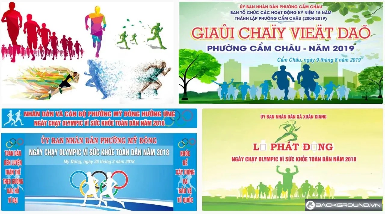 4+ Phông nền giải marathon