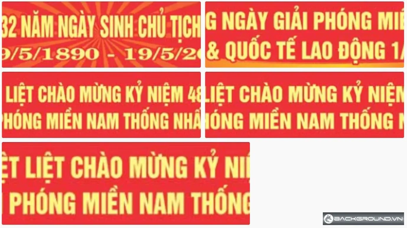 5+ Băng rôn 30-4 – Ngày giải phóng miền nam