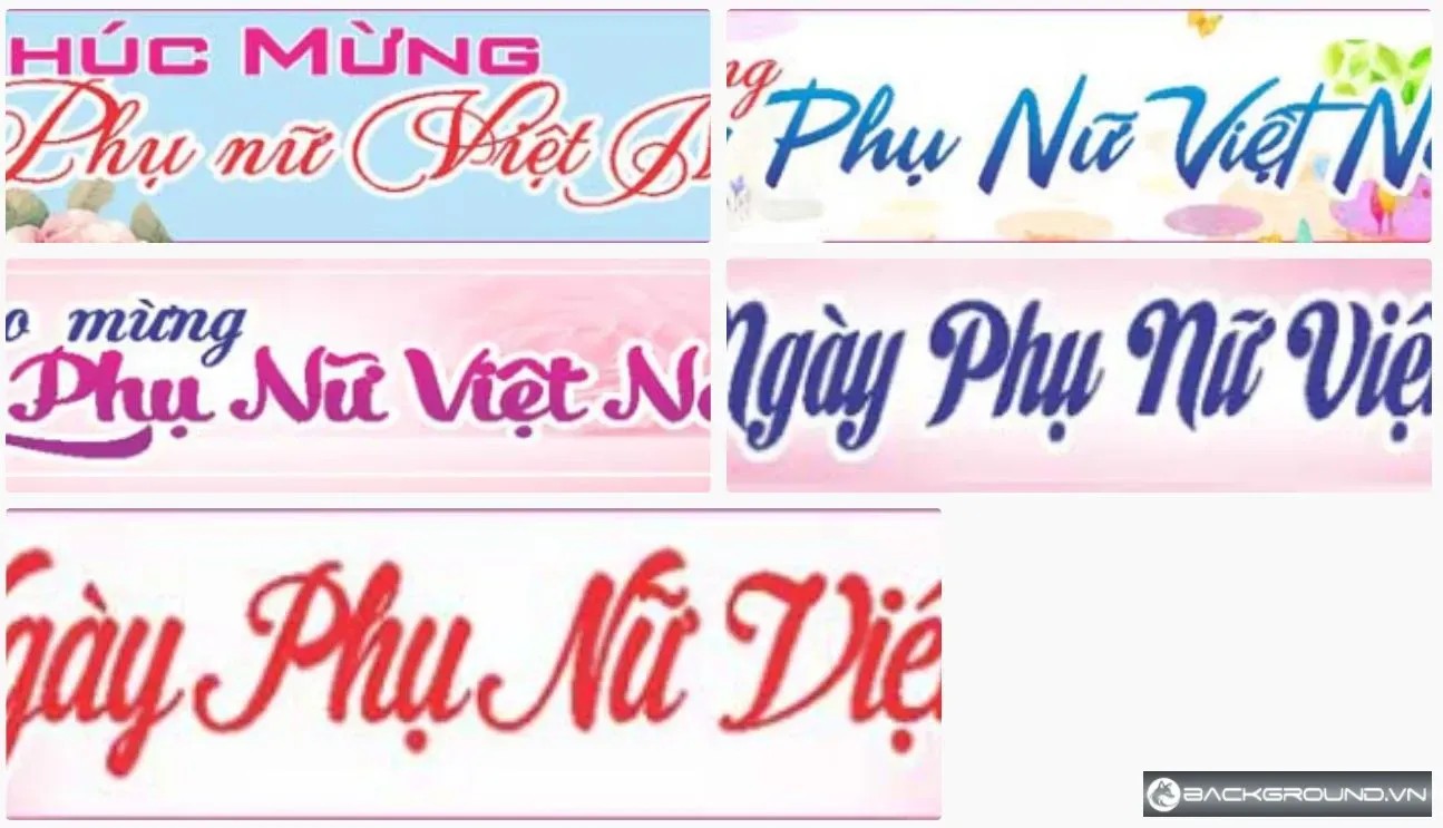 5+ Băng rôn chúc mừng ngày phụ nữ Việt Nam 20-10