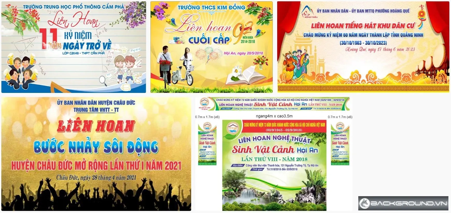 5+ Phông nền liên hoan