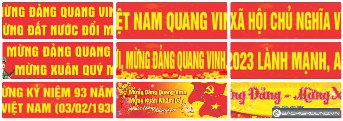 9+ Băng rôn mừng đảng mừng xuân