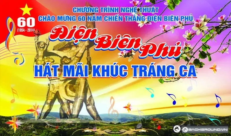 Phông nền chiến thắng điện biên phủ 7-5-1954