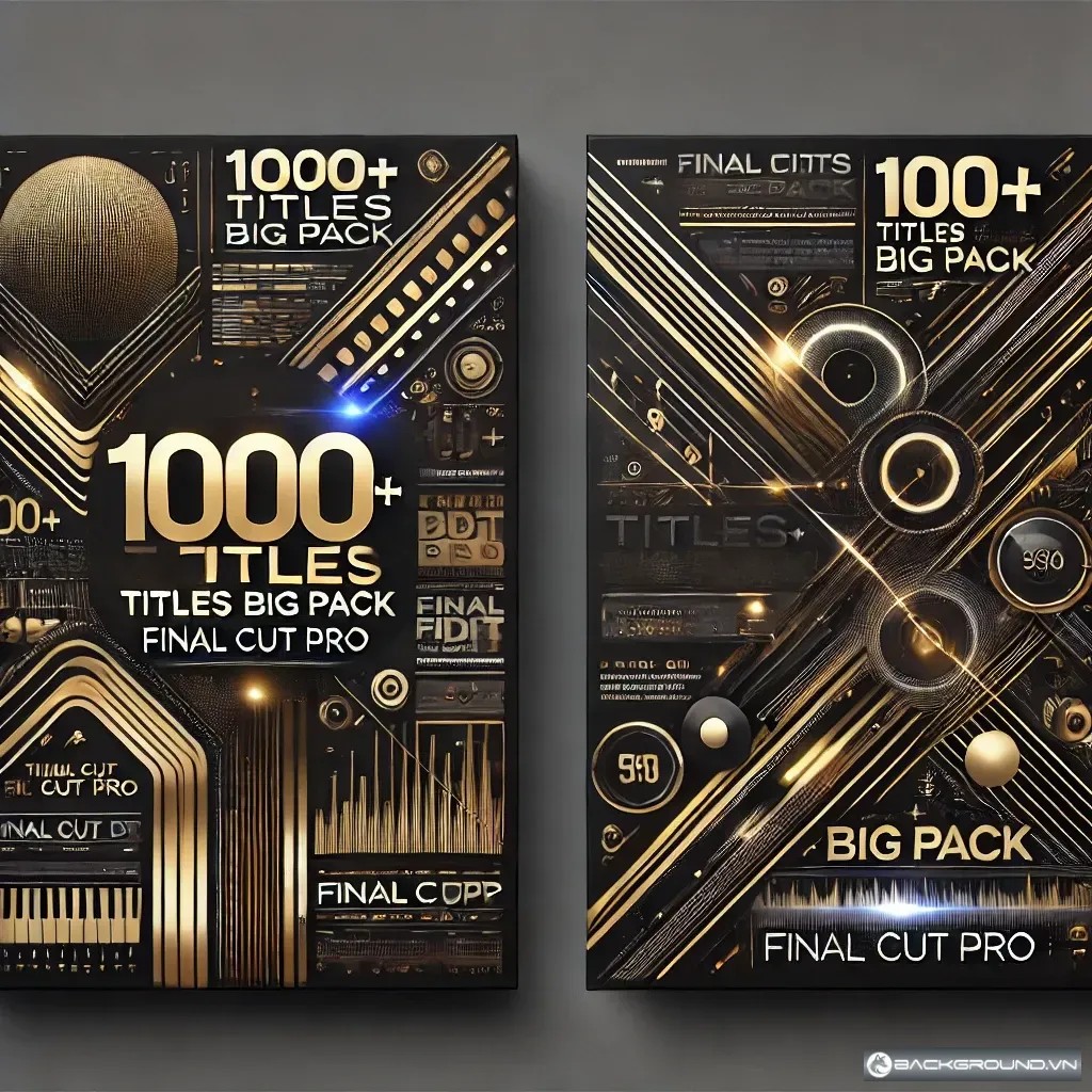 1000+ Titles Big Pack – Final Cut Pro