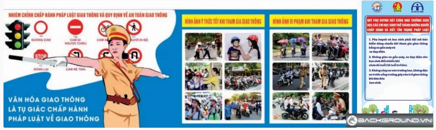 2+ Tranh an toàn giao thông tiểu học