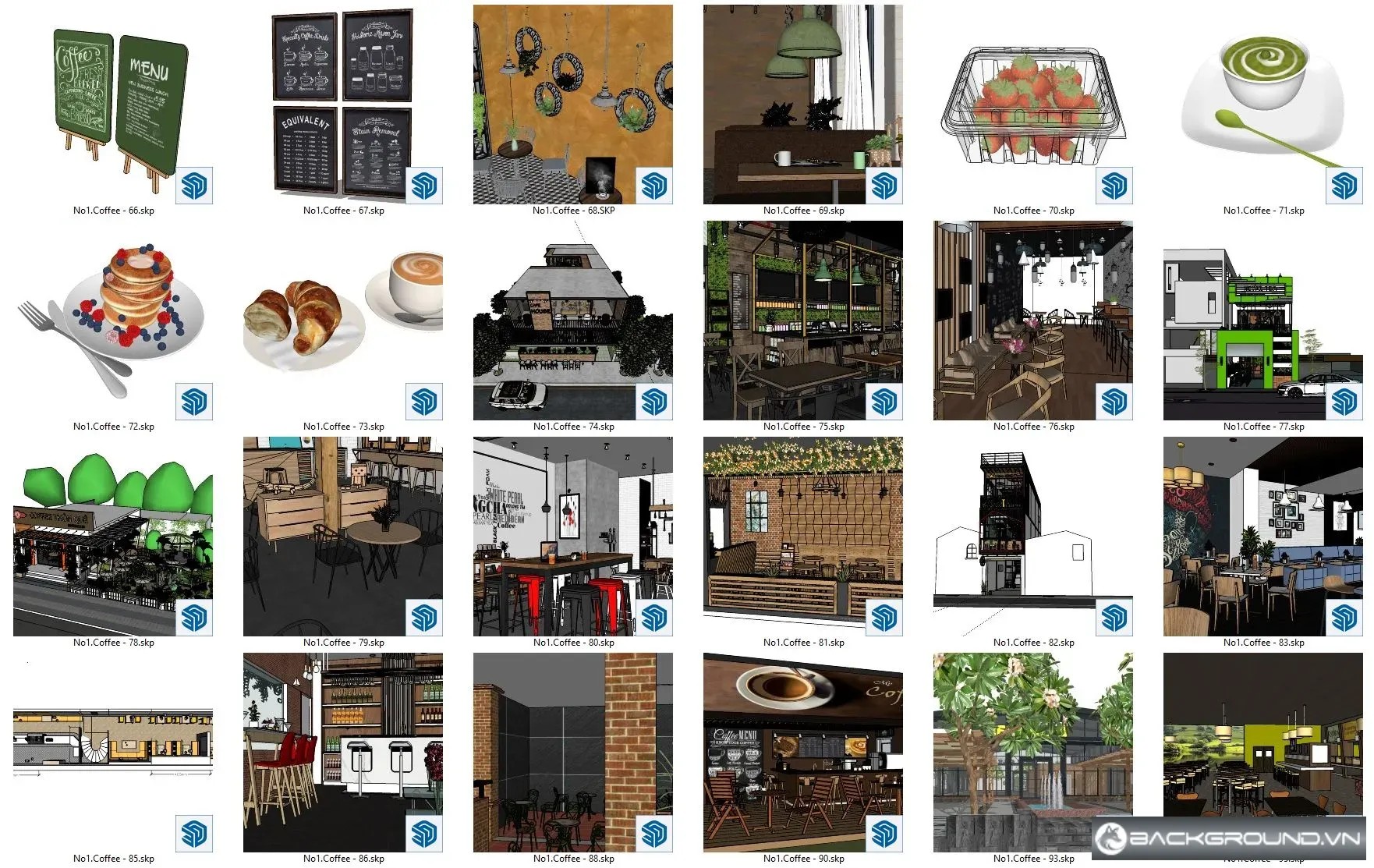 32+ Coffee sketchup