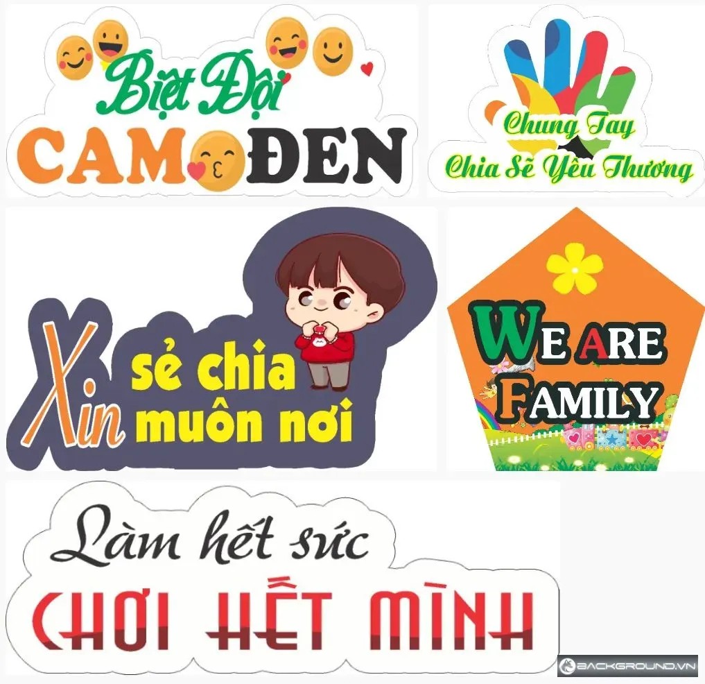 5+ Hashtag cầm tay sự kiện công ty