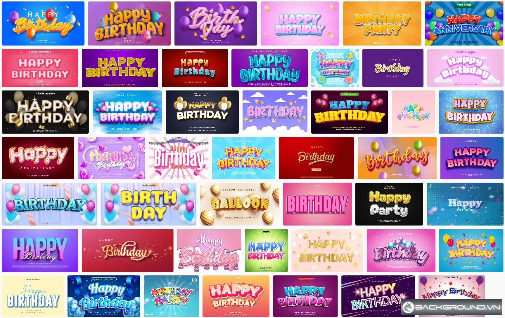 51+ Text effect birthday