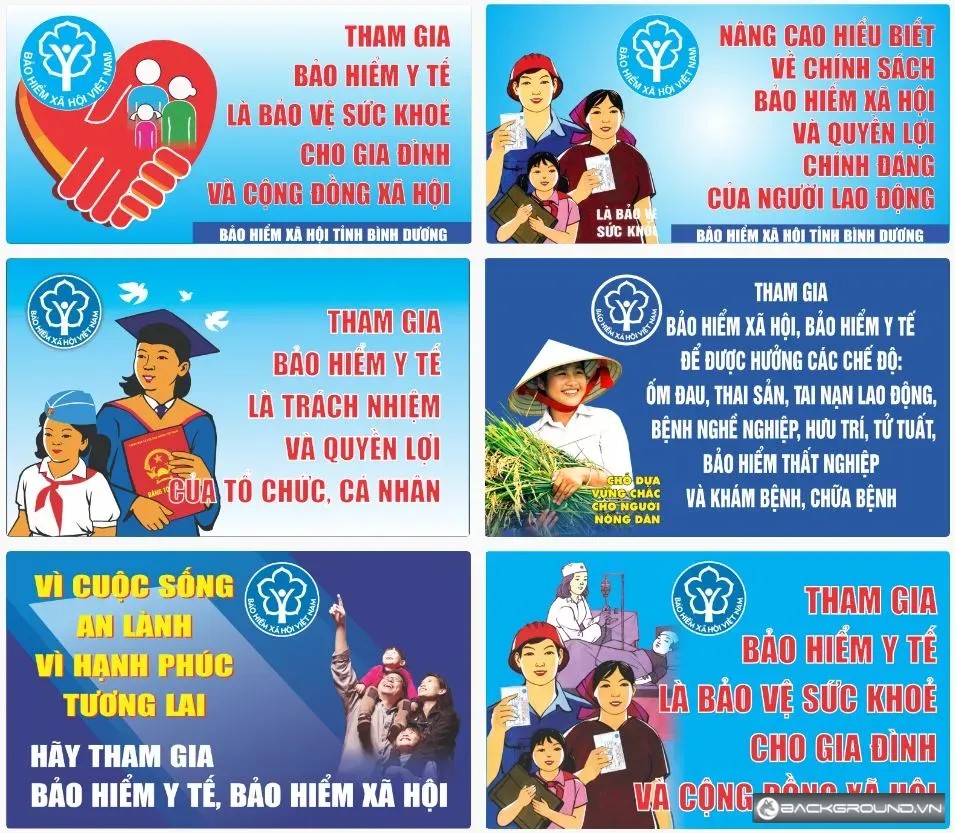 6+ Pano tuyên truyền bhxh tự nguyện