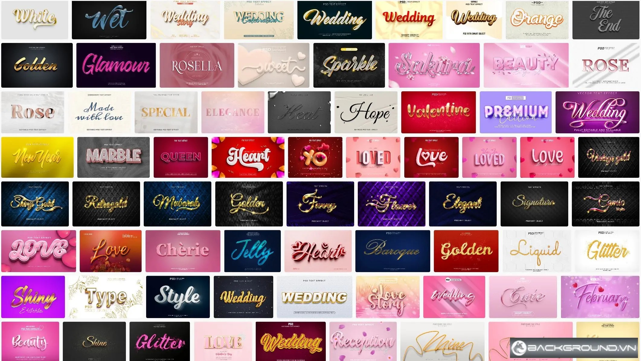 80+ Text effect wedding