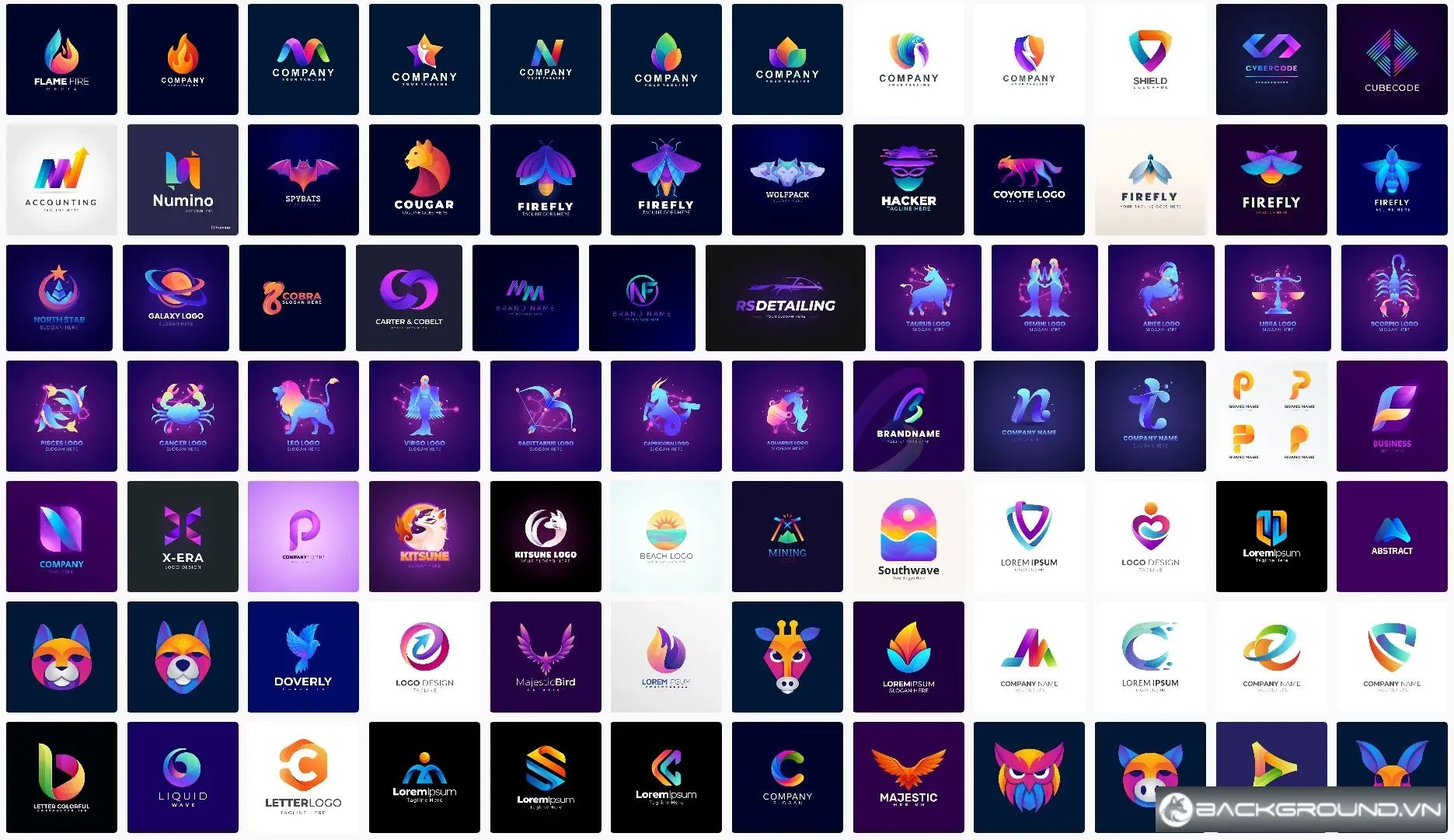 90+ Logo Gradient