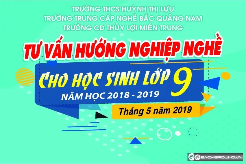 Poster tư vấn và hướng nghiệp lớp 9