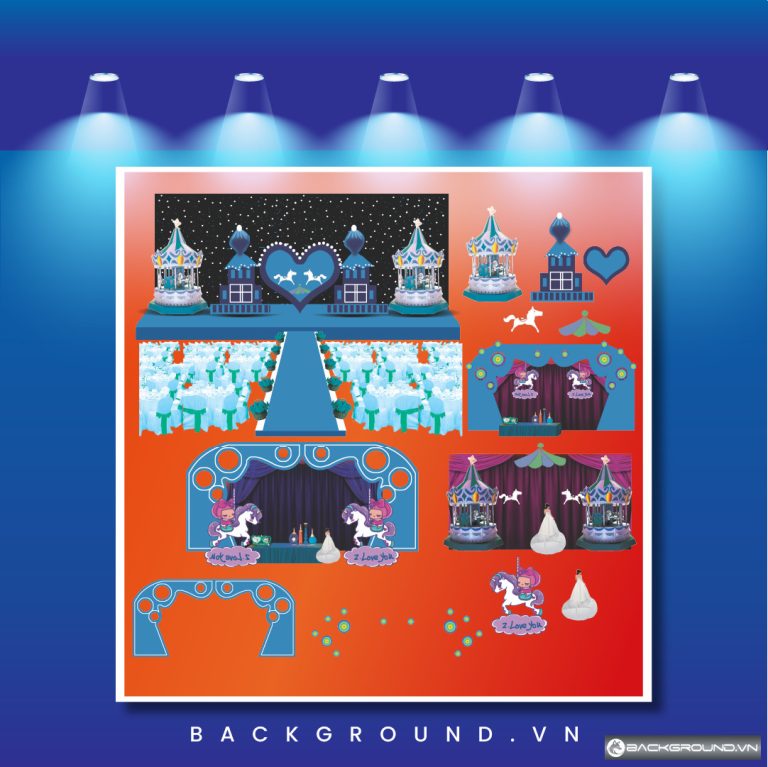 trang-tri-cuoi-chu-de-ngua-go-carousel-va-du-quay-(89)