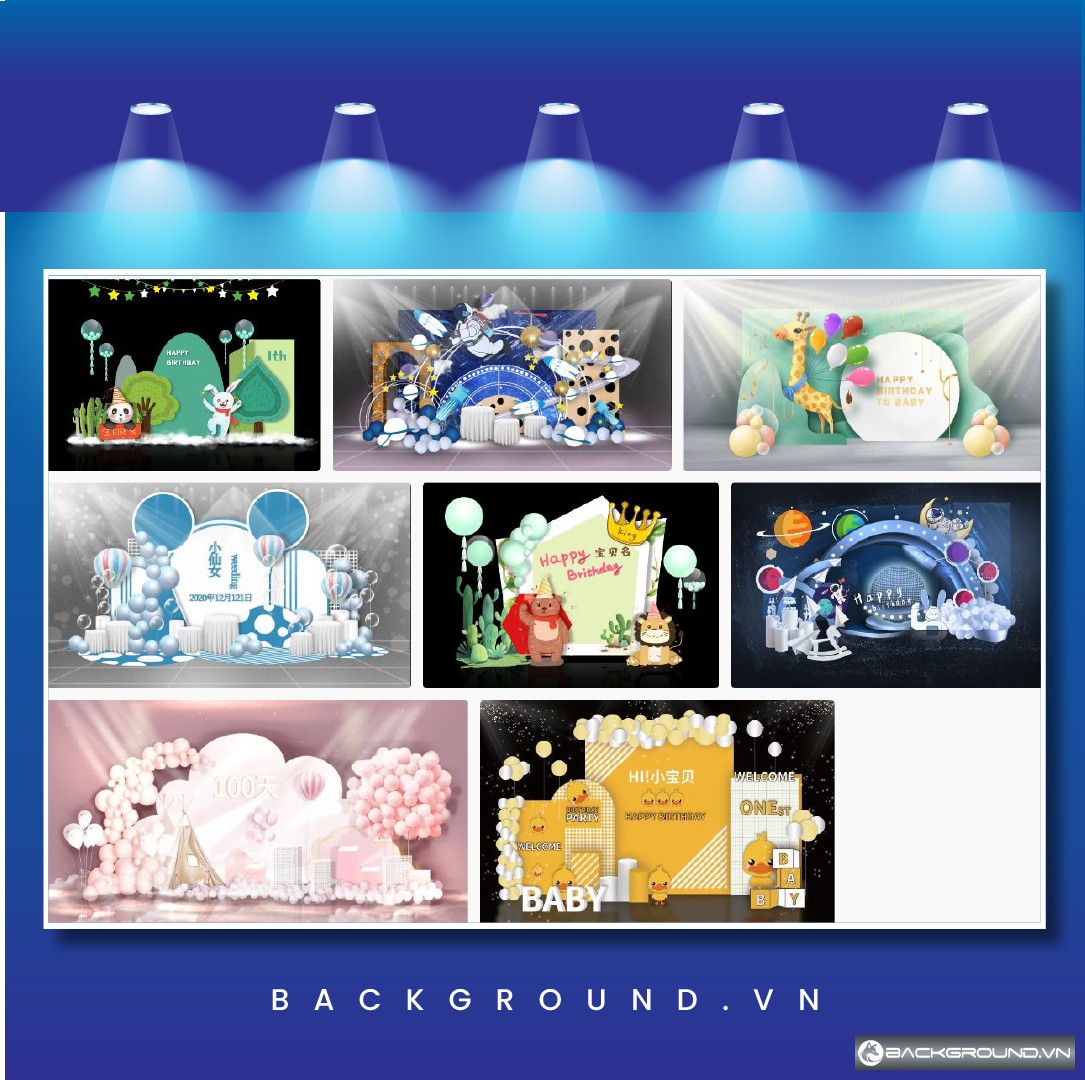 10+ Thư viện background sinh nhật