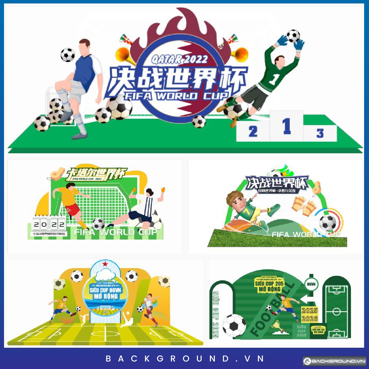 5+ Backdrop giải bóng đá