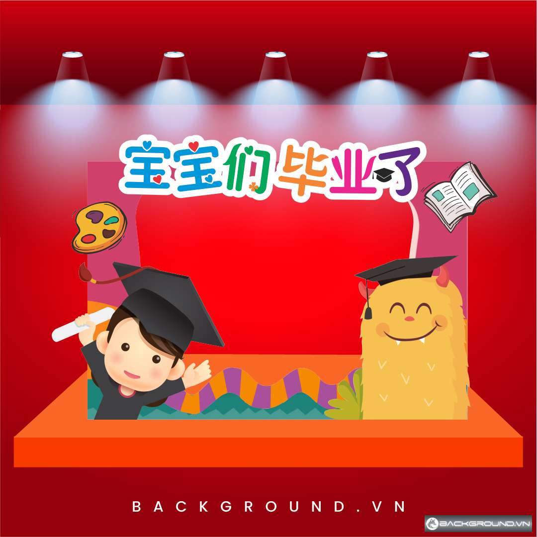 Backdrop Check-in Lễ Tốt Nghiệp THCS (7)
