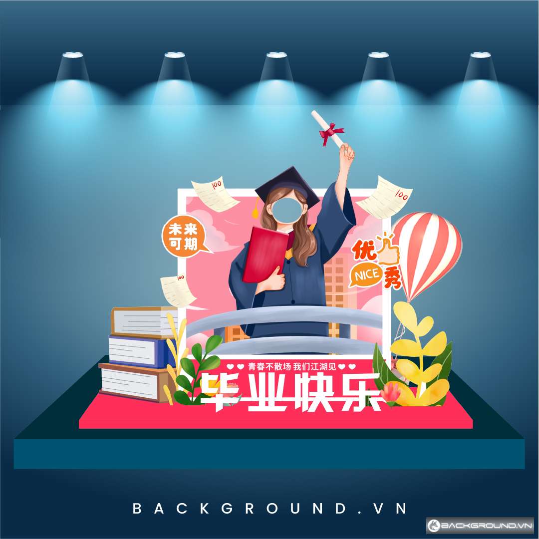 Backdrop Lễ Tốt Nghiệp THPT (8)