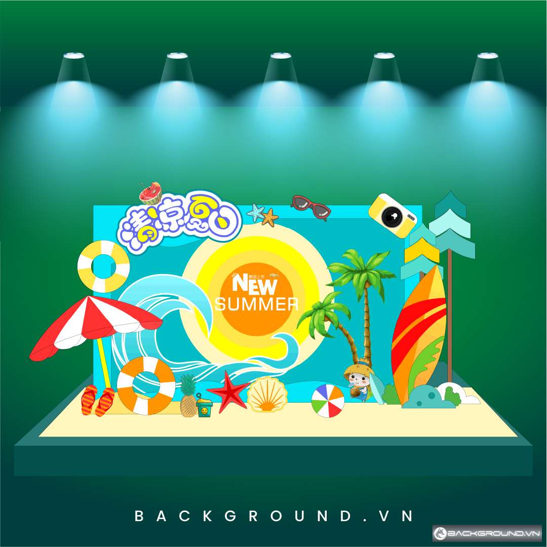 Backdrop trang trí ở bãi biển đẹp (6)