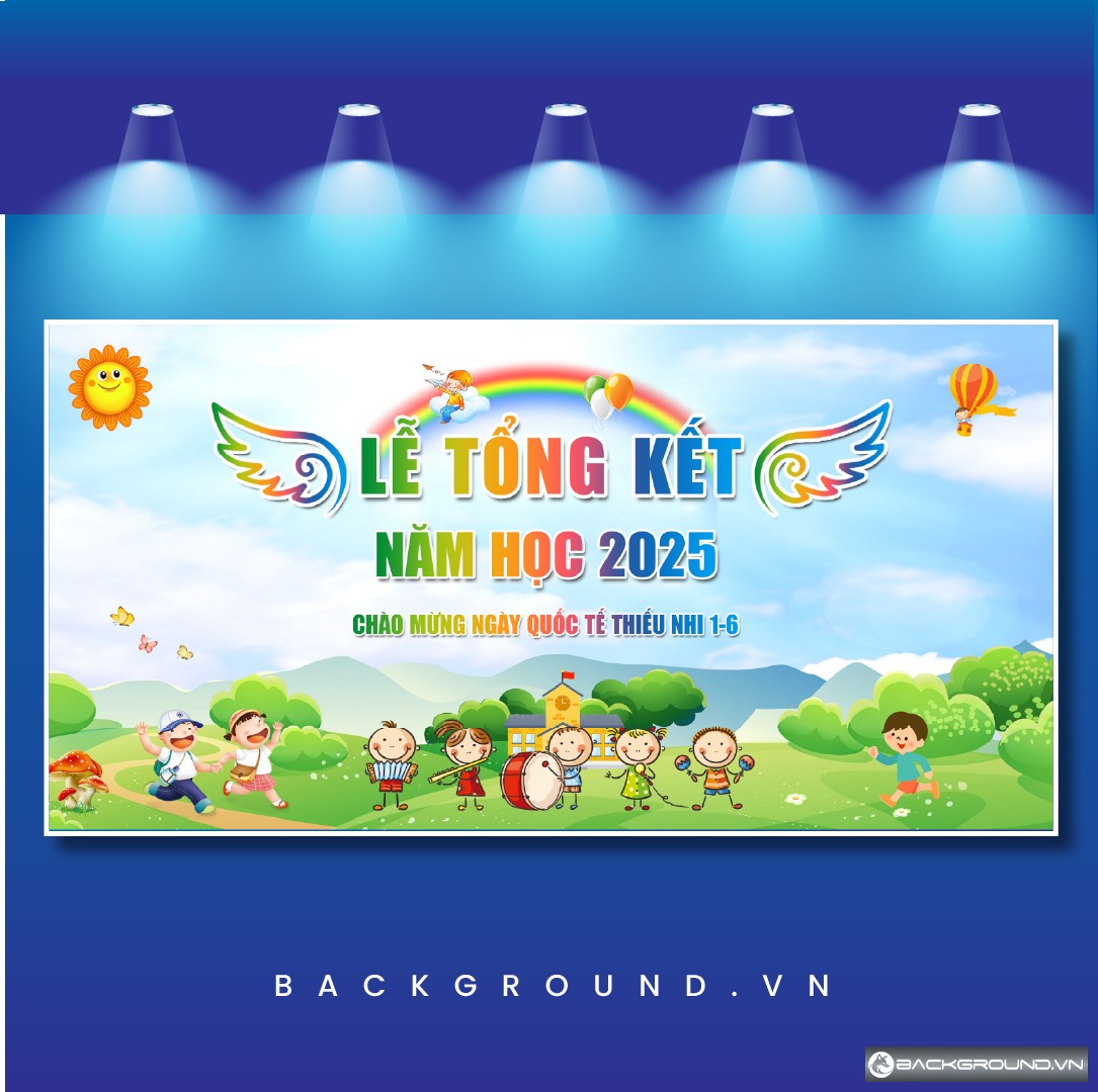 Background tổng kết năm học trường Mầm Non (14)