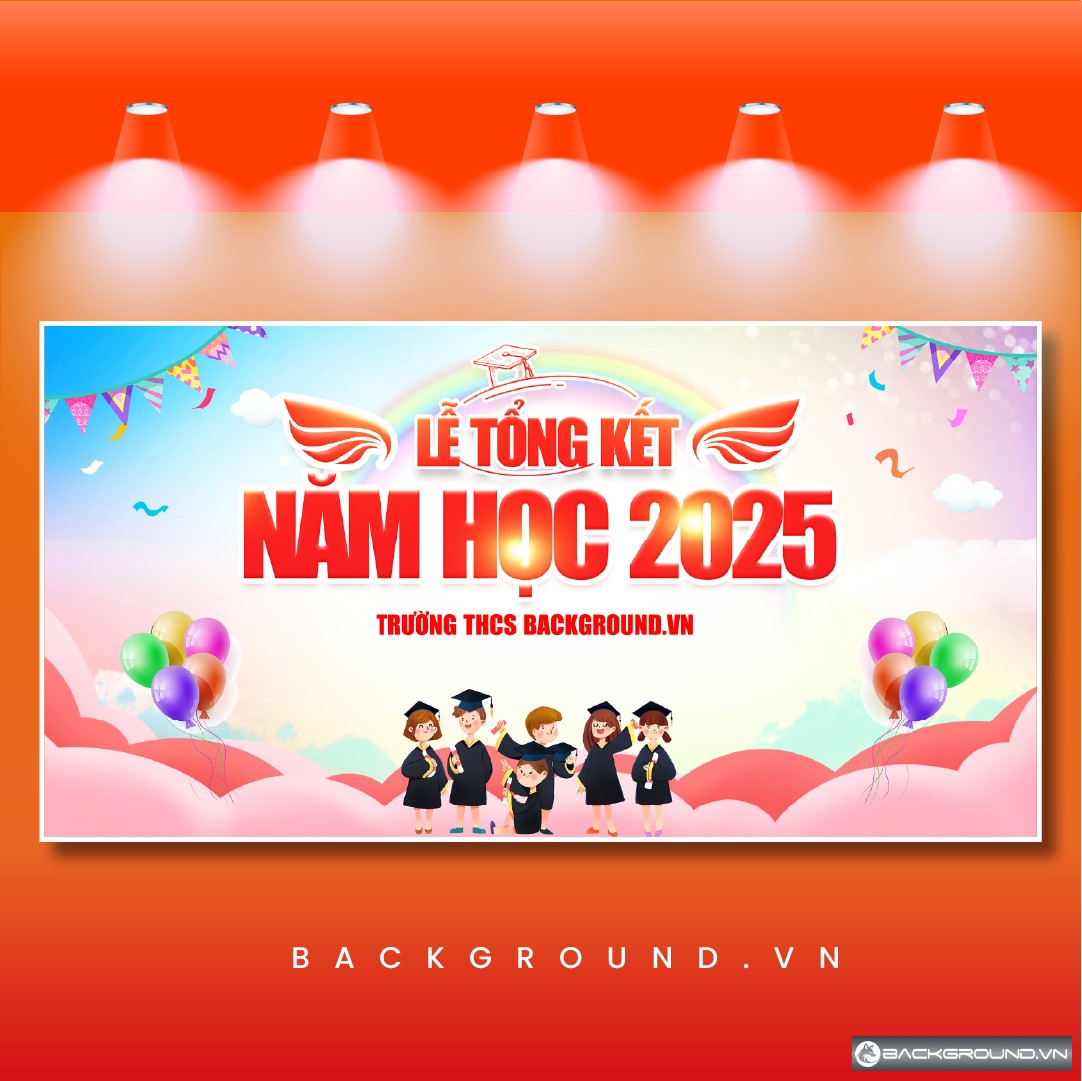 Background tổng kết năm học trường THCS (3)