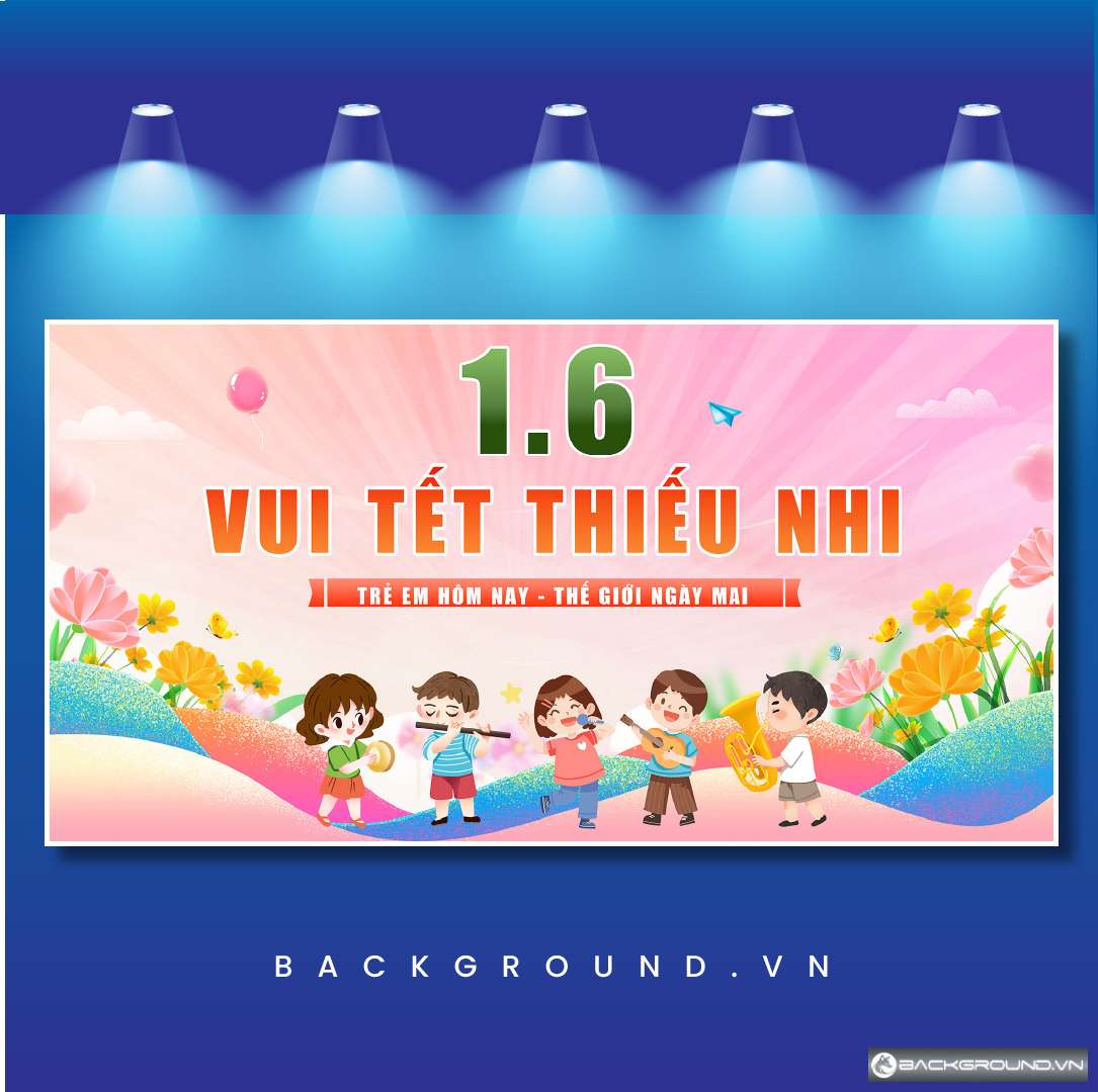 Phông Nền Quốc tế Thiếu nhi 1-6 Chất Lượng Cao (36)