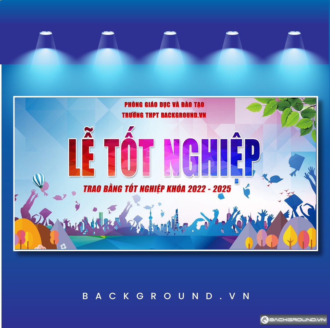 Phông nền lễ tốt nghiệp cấp 3 (1)