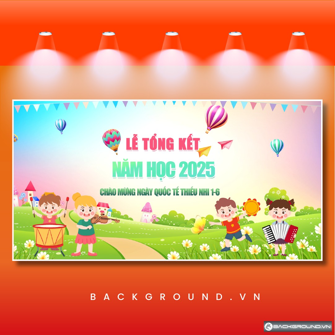 Phông nền tổng kết năm học Mầm non (15)